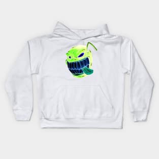 smile crazy relax negative Kids Hoodie